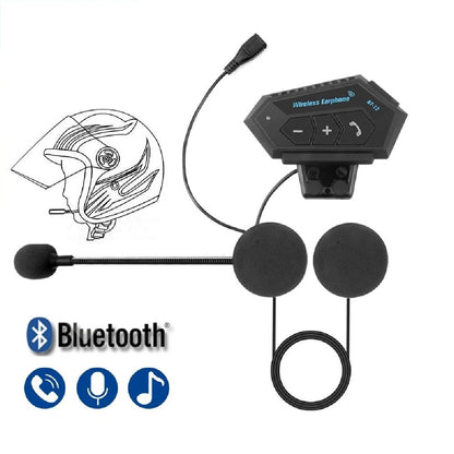 Intercomunicador Bt12 Auriculares Bluetooth Casco Motos