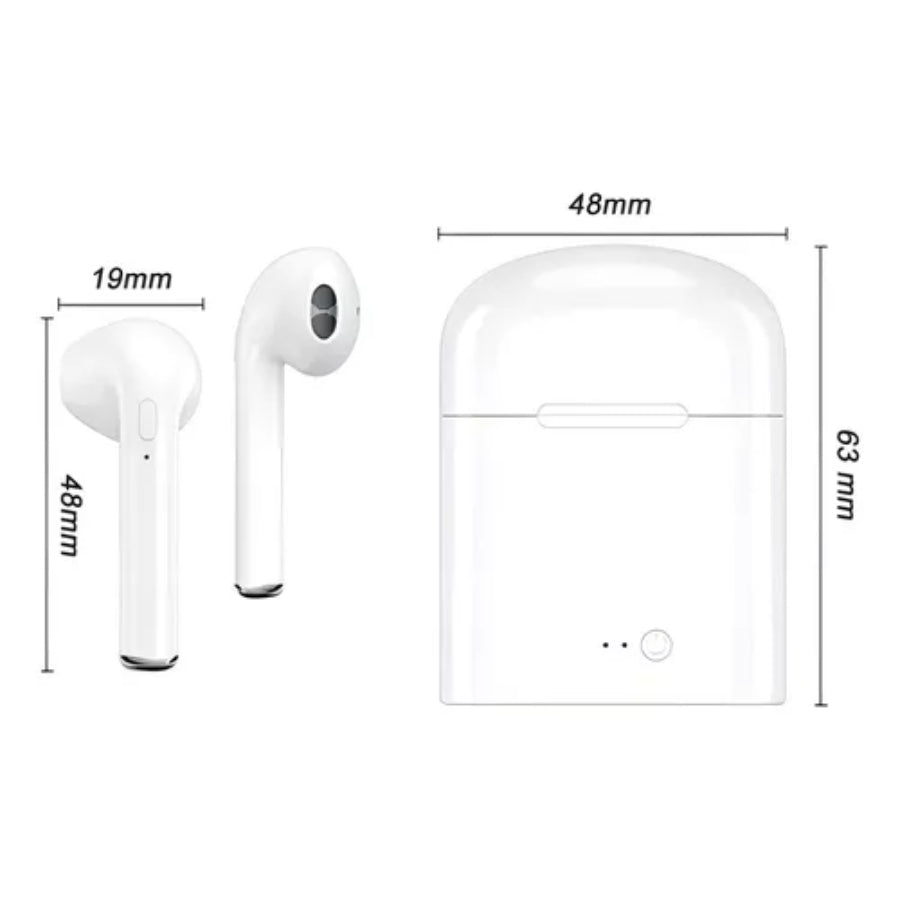 Mini Auriculares Bluetooth I7 Compatibles Con iPhone/android